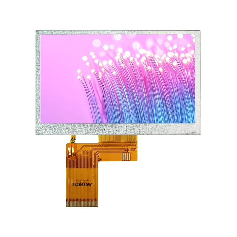 4,3 '450 CD/m² jas TN TFT LCD Screen Modul